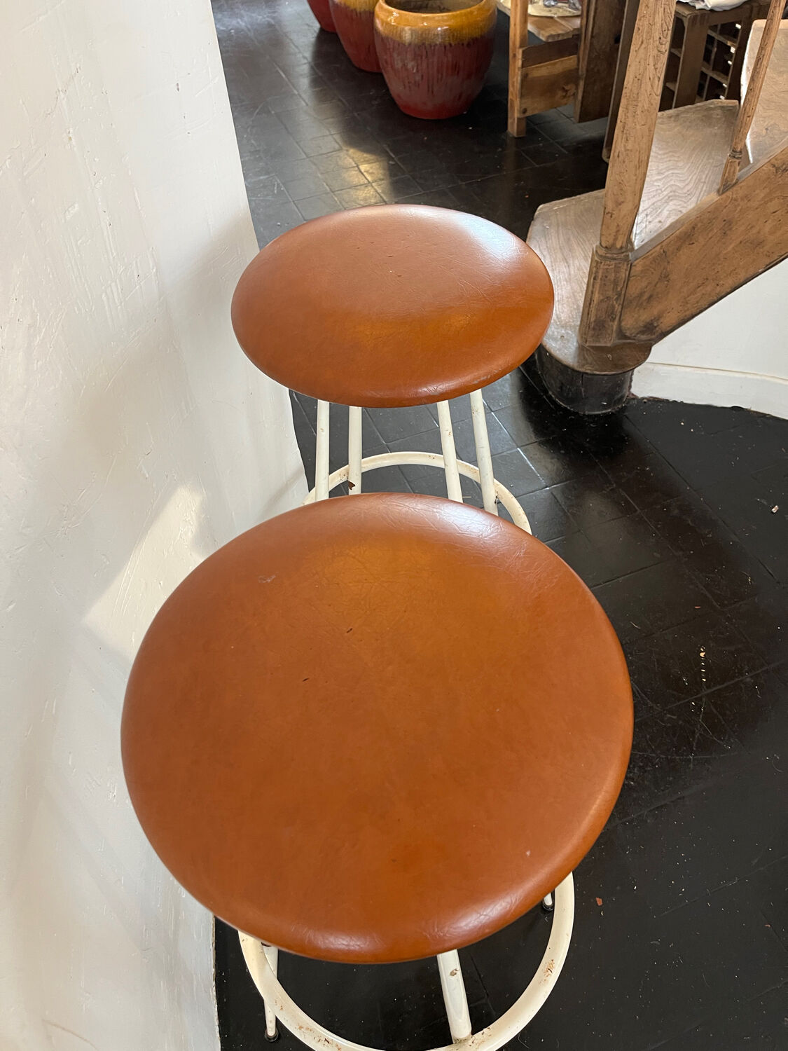Pair of high stools 1950