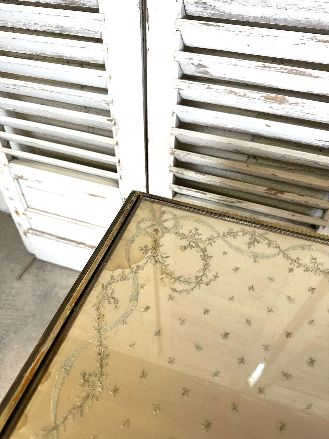 Golden Louis XVI style table