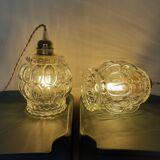 Set of two walking lamps