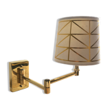 Deschuytener brass articulated wall lamp