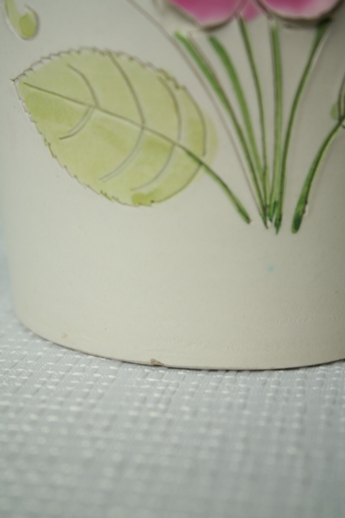 Vintage ceramic flower vase Italy Cadorev