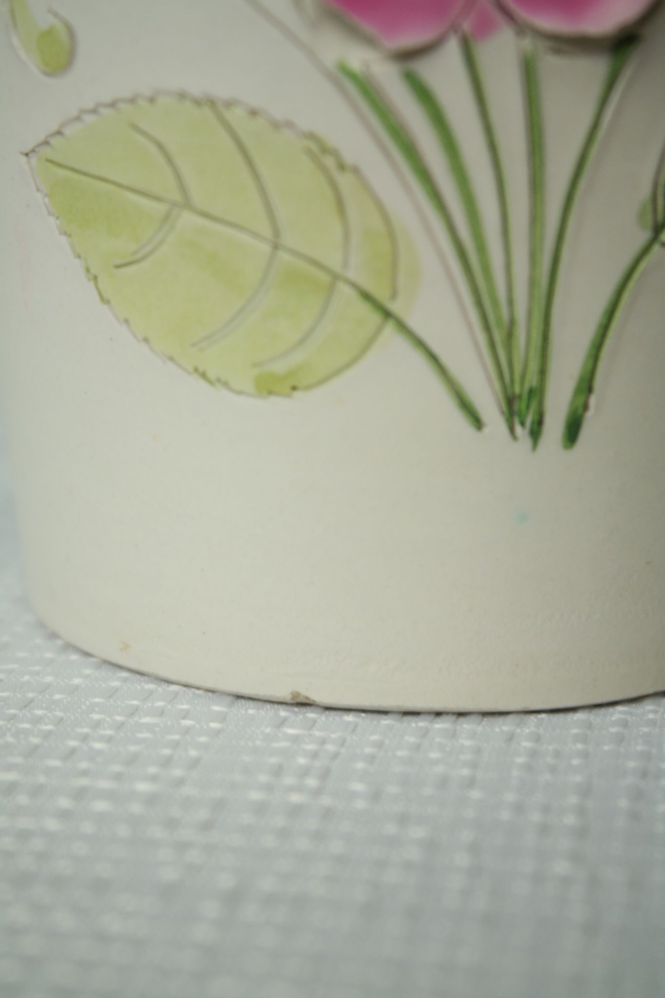 Vintage ceramic flower vase Italy Cadorev