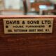 Cylinder desk stamped Holland & Sons