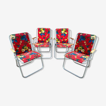 Vintage folding garden chairs