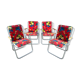 Fauteuils de jardin pliants vintage