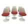 6 chaises pivotante Knoll Eero Saarinen vers 1970