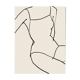 Female figure giclee art print, 50x70cm