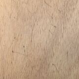 Vintage chest of drawers with compass feet, solid raw beech, 1960s