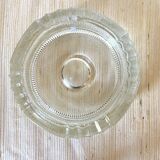 Cendrier vide poche en verre 80's