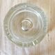 Cendrier vide poche en verre 80's