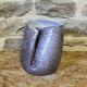 Glazed ceramic vase pleated by Jean Fradin