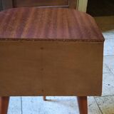 Vintage tripod bedside table