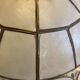 Suspension mother-of-pearl and brass diam 25 cm