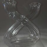 Double Crystal Valve Candle Holder