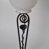 Art Nouveau globe lamp