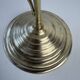 VINTAGE ARTICULATED DESK LAMP IN BRASS AND OPAL GLASS
