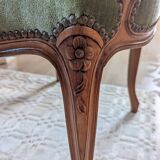 Louis XV armchairs and footstools