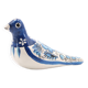 Blue and white folk bird from Mexico, 1970s