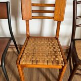 Set of 4 mismatched chairs