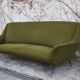 Curved sofa by Gigi Radice for Minotti, 1950