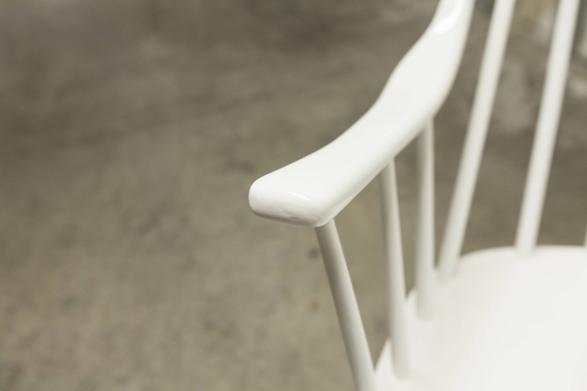 Grandessa rocking chair in white beech by Lena Larsson 1960 for Nesto