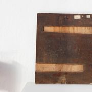 19th Century oak Traditional Religious Icon Saint Healing a Sick Person