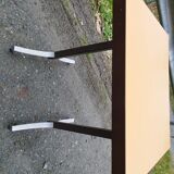 Healing bistro table formica orange iron foot