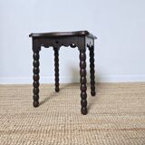 Antique turned wood stool