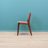 Set of five rosewood chairs, Danish design, 70s, made by Henning Kjaernulf