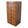 Vintage Dutch Oak Apothecary / Filing Cabinet, 1930s