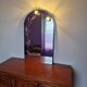 Miroir de salle de bain vintage, 87 x 52cm
