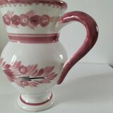 Henriot Quimper Camaïeu pink collection pitcher
