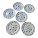 6 plates Queen's England 1970