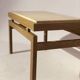 Travertine coffee table