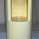 Cylindrical fiberglass bedside table from the 60s