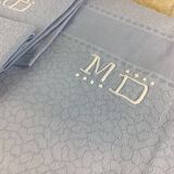Vintage Damask Monogram Tablecloth & Napkins