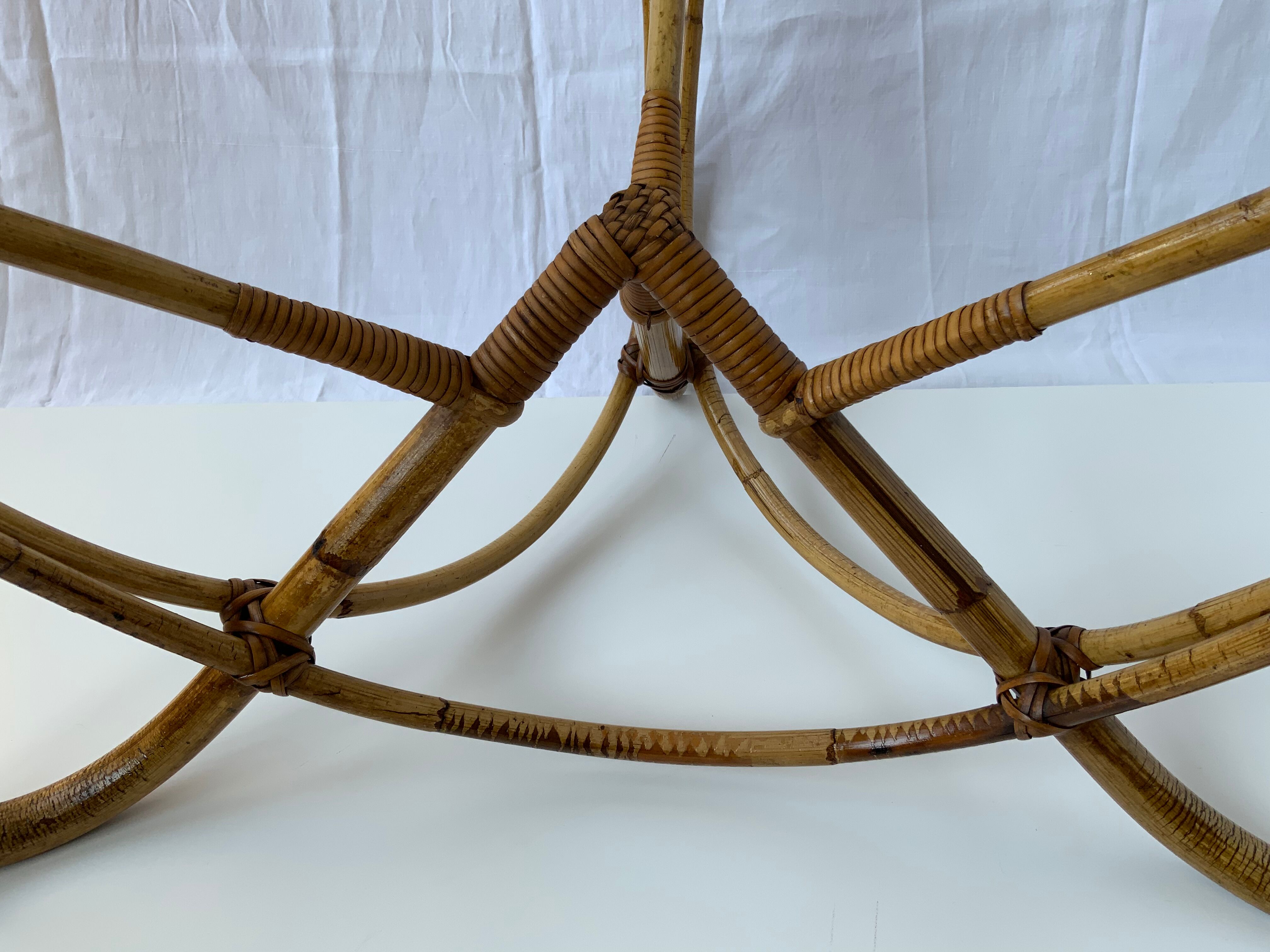 Rattan coffee table