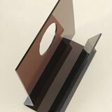 Altuglas magazine rack by Michel Dumas, France, 1970s