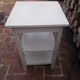 Grey wooden stool