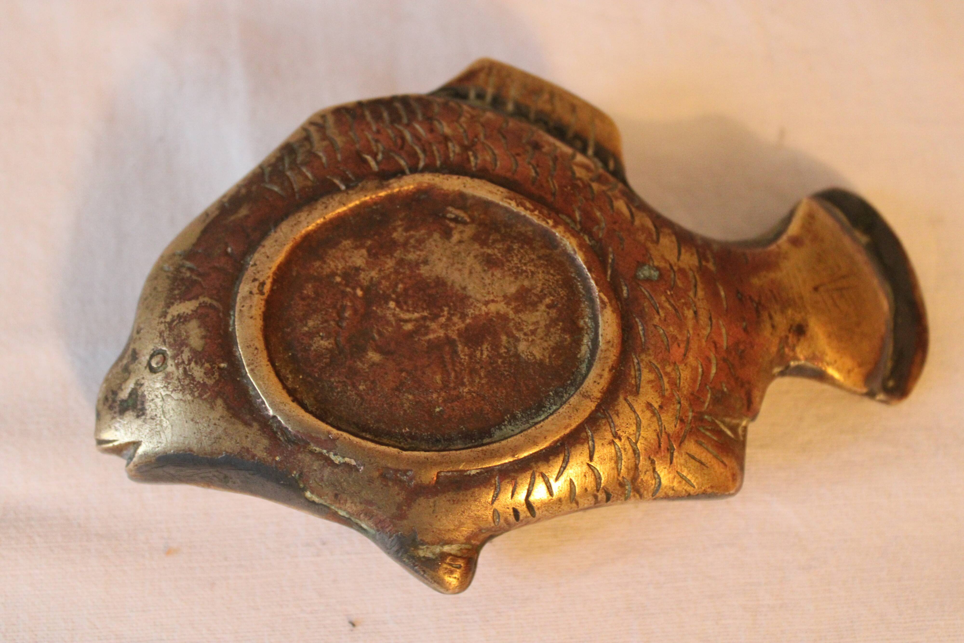 Brass ashtray