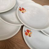 Set of 6 dessert plates Moulin des Loups