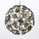 Cut glass Sputnik chandelier Fontana Arte Mid-20th century