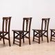 Set of 4 Italian Ecclesiastical Chairs by Caloi, Conegliano Veneto, 20th C.