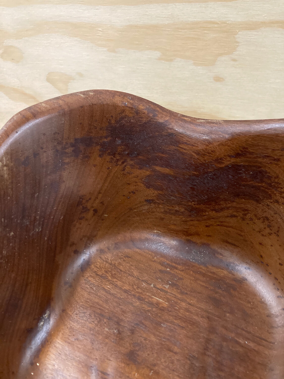 Wooden salad bowl 1970