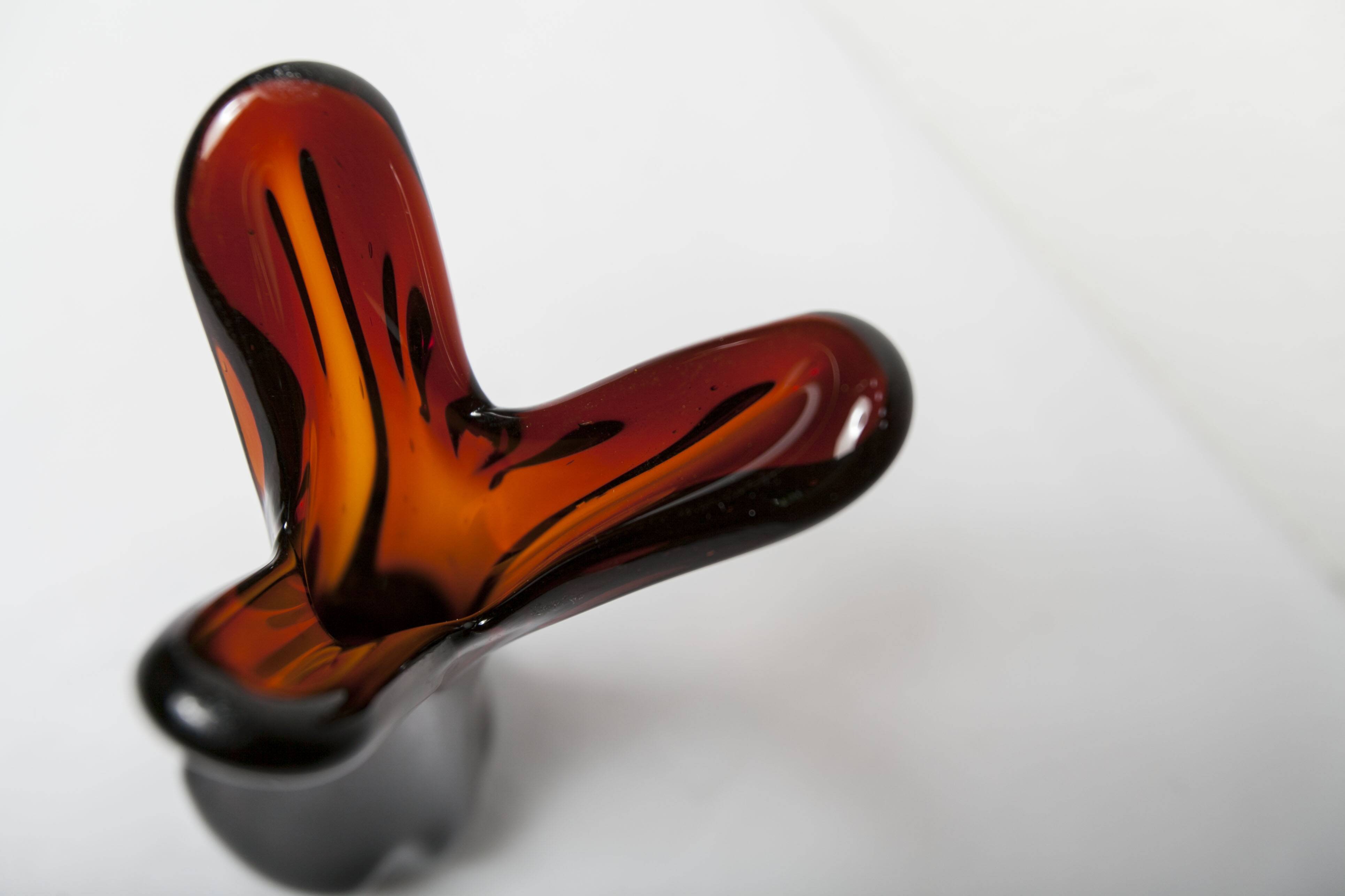 New look vase h28.5cm Murano glass 1970