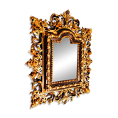 Baroque wall mirror Italy 19th century