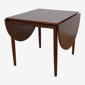 Table à manger danoise extensible en palissandre du milieu du siècle, années 1960