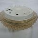 Molded glass wall lamp