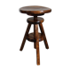 Old tripod wood screw stool