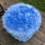 Vintage moumoute pouf